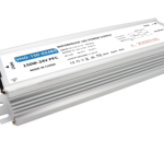 150W 12V or 24V DC IP67 Triac & 1-10V Dimmable Waterproof Power Supply with Power Plug